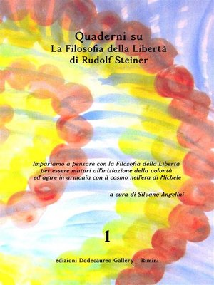 cover image of Quaderno 1 su La Filosofia della Libertà di Rudolf Steiner